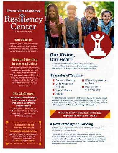 Resiliency Center Brochure Front