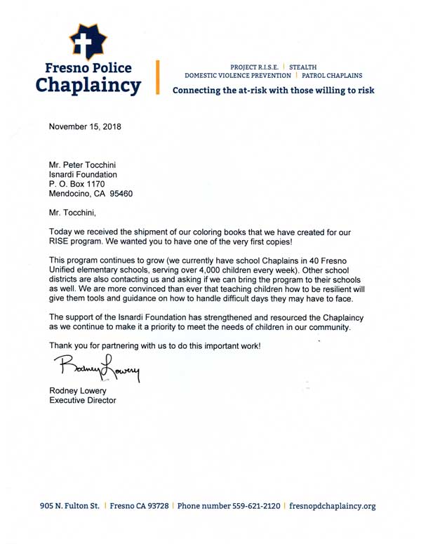 Chaplaincy RISE Program